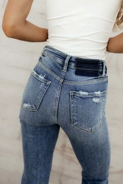 PLASTIC Jeans Flying Monkey Stretchy Straight Leg Denim