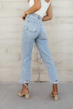 PLASTIC Lynette High Rise Straight Leg Jeans - FINAL SALE