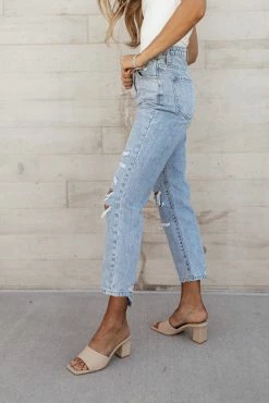 PLASTIC Lynette High Rise Straight Leg Jeans - FINAL SALE