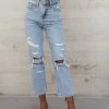 PLASTIC Lynette High Rise Straight Leg Jeans - FINAL SALE