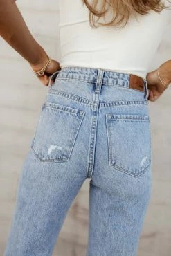PLASTIC Lynette High Rise Straight Leg Jeans - FINAL SALE