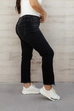 Outlet ๐ PLASTIC Flying Monkey Miley Straight ๐ Jeans - FINAL SALE ๐ 22 PLASTIC Flying Monkey Miley Straight Jeans - FINAL SALE