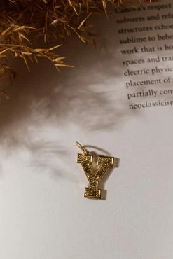 LA RADIANT VAL JEAN GLOBAL Jewelry Gold Alphabet Charm - FINAL SALE