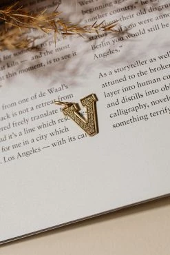 LA RADIANT VAL JEAN GLOBAL Jewelry Gold Alphabet Charm - FINAL SALE