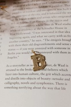 LA RADIANT VAL JEAN GLOBAL Jewelry Gold Alphabet Charm - FINAL SALE
