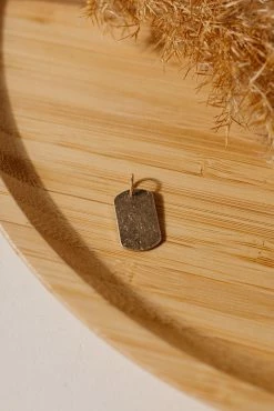 LA RADIANT VAL JEAN GLOBAL Dog Tag Pendant - FINAL SALE