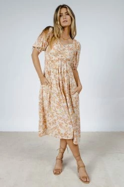 WELLMADE INC Asa Floral Dress - FINAL SALE