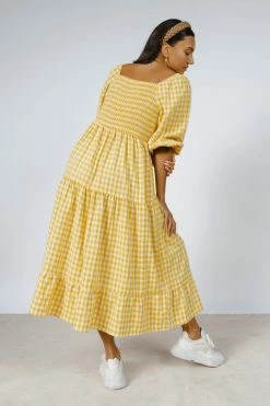 WELLMADE INC Elliot Gingham Dress - FINAL SALE