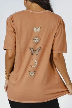 SWEET CLAIRE Butterfly Graphic Tee - FINAL SALE