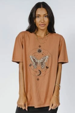 SWEET CLAIRE Butterfly Graphic Tee - FINAL SALE