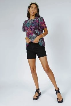LAKE FLOWER FASHION Thalia Blouse In Multi - FINAL SALE