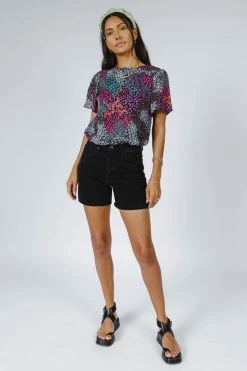 LAKE FLOWER FASHION Thalia Blouse In Multi - FINAL SALE