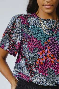 LAKE FLOWER FASHION Thalia Blouse In Multi - FINAL SALE