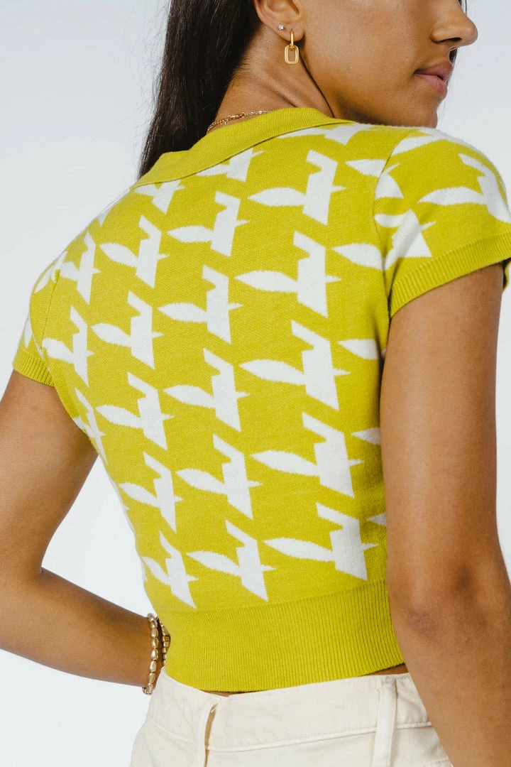 Promo π₯ BLANC Shae Cropped Top In Lime - FINAL SALE π― 5 BLANC Shae Cropped Top In Lime - FINAL SALE