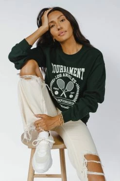 SWEET CLAIRE Tournament Pullover