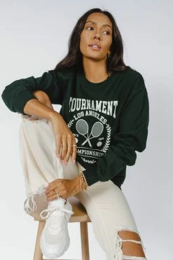 SWEET CLAIRE Tournament Pullover