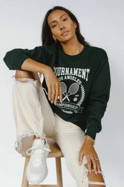 SWEET CLAIRE Tournament Pullover