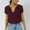 WORUI Tops Marissa Tee In Maroon