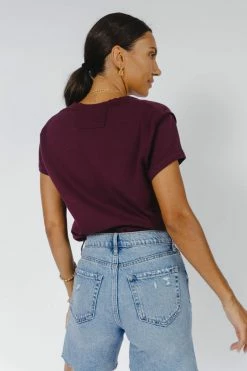 WORUI Tops Marissa Tee In Maroon