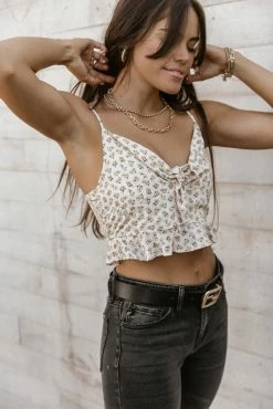 DRESS FORUM Juli Cropped Tank - FINAL SALE