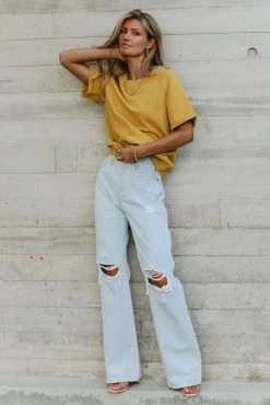 SINA Pamina Rolled Sleeve Top - FINAL SALE Tops