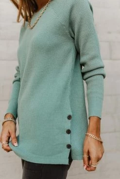 STACCATO Felix Side Button Top - FINAL SALE