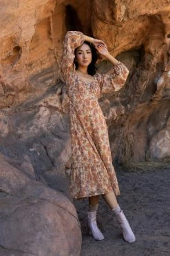 LUSH CLOTHING Rosaline Midi Dress - FINAL SALE