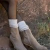 FREE SOUL/MIRACLE MILE Alexandra Boots In Khaki Shoes