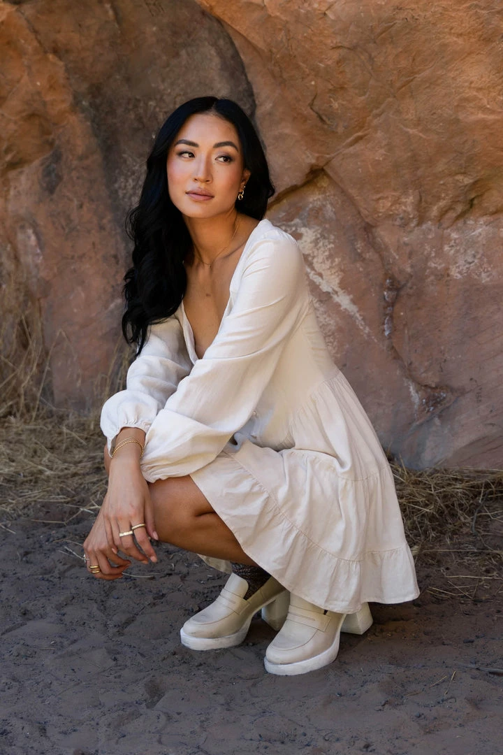 Outlet π― PAPERMOON Meredith Mini π Dress In Ivory - FINAL SALE β 3 PAPERMOON Meredith Mini Dress In Ivory - FINAL SALE