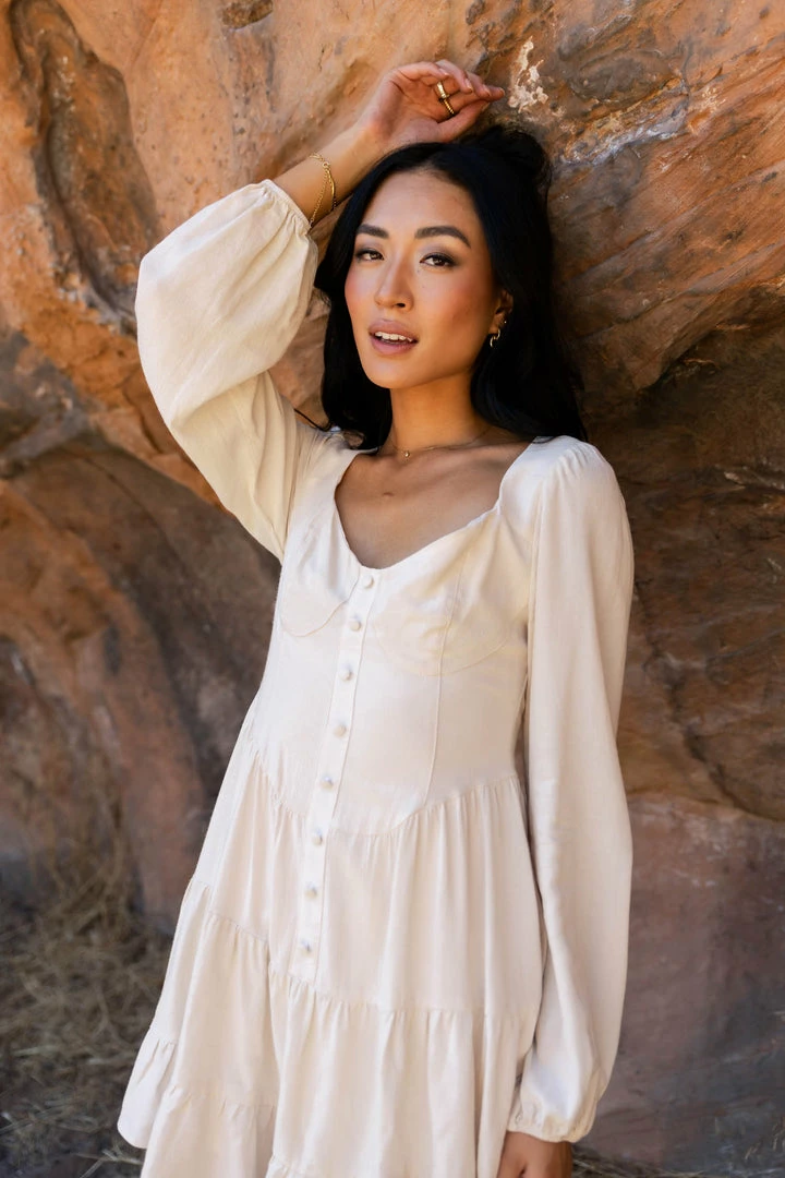 Outlet π― PAPERMOON Meredith Mini π Dress In Ivory - FINAL SALE β 4 PAPERMOON Meredith Mini Dress In Ivory - FINAL SALE