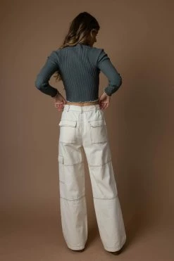 Deals π BLUE BLUSH Charlize Ribbed Top - FINAL SALE β€οΈ 15 BLUE BLUSH Charlize Ribbed Top - FINAL SALE