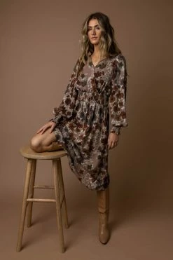 Cheap 🎉 LIME N CHILI Louise Midi 👗 Dress - FINAL SALE 👏 8 LIME N CHILI Louise Midi Dress - FINAL SALE