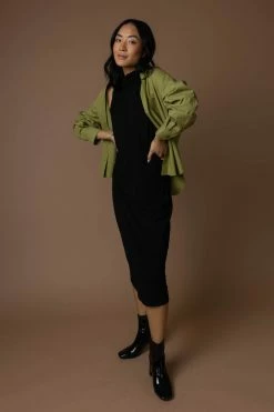 Dresses Vero Moda Francoise Turtleneck Dress In Black - FINAL SALE