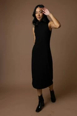 Dresses Vero Moda Francoise Turtleneck Dress In Black - FINAL SALE