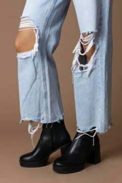 FREE SOUL/MIRACLE MILE Alexandra Boots In Black Shoes