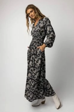 FINAL TOUCH COLLECTION Nellie Maxi Dress In Navy - FINAL SALE