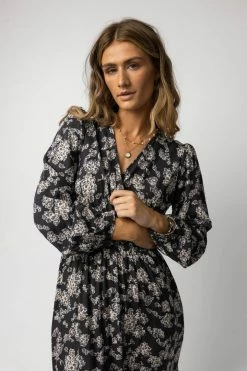 FINAL TOUCH COLLECTION Nellie Maxi Dress In Navy - FINAL SALE