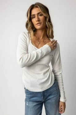 MITTO SHOP Esme Ribbed Top - FINAL SALE