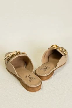 BEAST FASHION Shoes Sheena Mules In Taupe