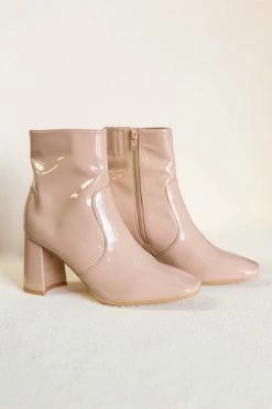 BEAST FASHION Ketsby Boots In Nude - FINAL SALE Shoes