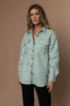 WELLMADE INC Maggie Shirt Jacket - FINAL SALE