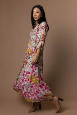 WELLMADE INC Heidi Maxi Dress In Cream - FINAL SALE