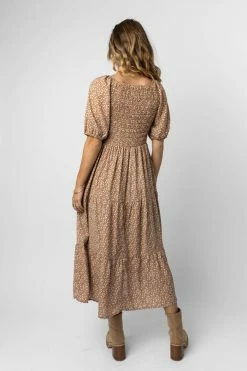 WELLMADE INC Pippa Maxi Dress In Rust - FINAL SALE