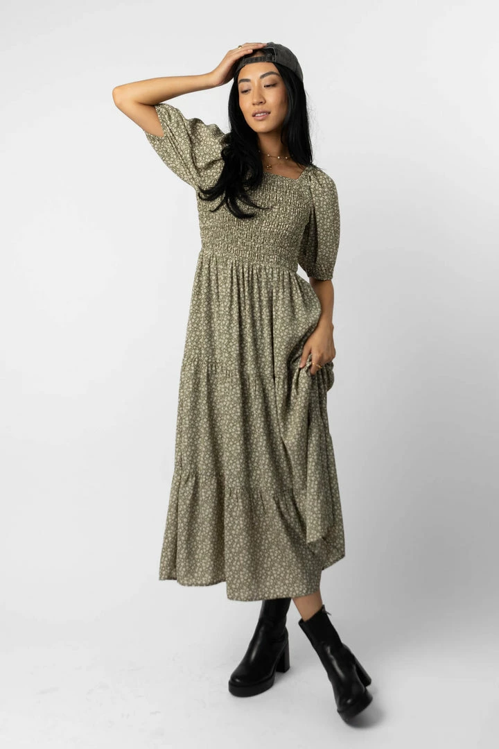 Brand new โ WELLMADE INC Pippa Maxi ๐ Dress In Olive - FINAL SALE ๐ฏ 1 WELLMADE INC Pippa Maxi Dress In Olive - FINAL SALE