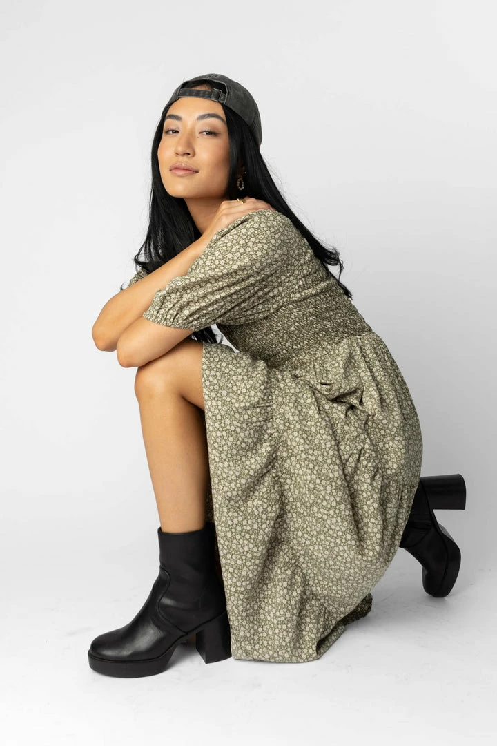 Brand new โ WELLMADE INC Pippa Maxi ๐ Dress In Olive - FINAL SALE ๐ฏ 5 WELLMADE INC Pippa Maxi Dress In Olive - FINAL SALE