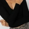 MISS LOVE Meera Ribbed Top In Black - FINAL SALE Tops