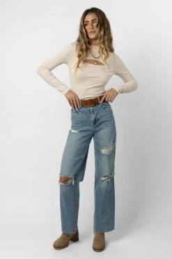 Cheap β¨ WELLMADE INC Carly Ribbed Top In Oatmeal - FINAL SALE π€© 8 WELLMADE INC Carly Ribbed Top In Oatmeal - FINAL SALE