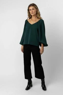 Best Sale 🔔 MAIZE Stephanie Blouse In Jade - FINAL SALE ❤️ 8 MAIZE Stephanie Blouse In Jade - FINAL SALE