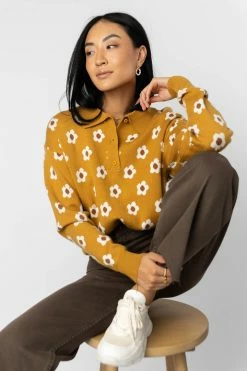 WELLMADE INC Tops Margaret Top - FINAL SALE