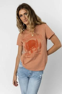 WELLMADE INC Denver Graphic Tee - FINAL SALE